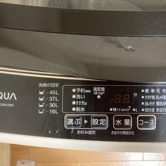 洗濯機　AQUA 5kgの画像