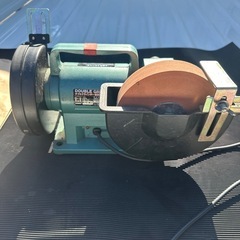 新興 たて型電動水研機 SDG-150H 水研グラインダー 刃物研磨機 ダブルグラインダーの画像