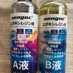 【新品　未使用品】レジン液（2液タイプ）の画像