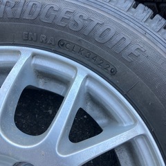 軽トラ、軽バン用　スタッドレスタイヤホイール付きの画像