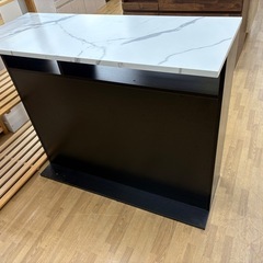 【ドリーム川西店限定】☆ジモティー見たよ割引☆ 組立式キッチンカウンター クリーニング済み 【2125560000037063 】の画像