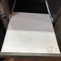 オシャレ✨レンジ台🍽コンセント付き🔌木目ブラウン🤎食器棚ダークブラウンキッチン収納の画像