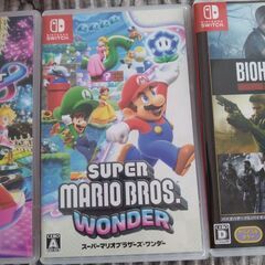 ニンテンドースイッチ本体（ソフト3本）+コントローラー1個の画像
