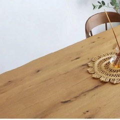 sotao一枚板風オーク材突板ダイニングテーブルの画像