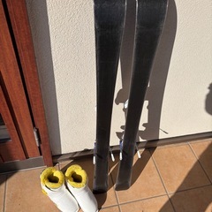 スキー板&スキー靴セット　107cm　21センチ　幼稚園　保育園 小学生低学年の画像