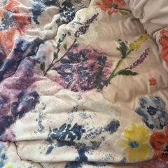 セミダブル花柄冬布団の画像