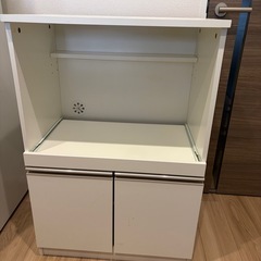 ニトリ　レンジ台(フォルムN RE9060 WH)　の画像