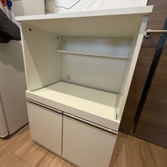 ニトリ　レンジ台(フォルムN RE9060 WH)　の画像