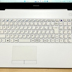 マウス ホワイト ノートPC N3450 8GB SSD Office2024 初心者向け Windows11 の画像