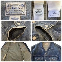 Polo Ralph Lauren Gジャン インディゴ ブルー メンズ Lの画像