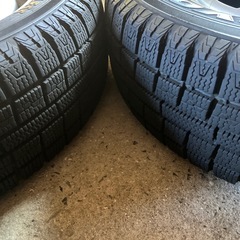 軽四用　スタッドレスタイヤホイール付きの画像