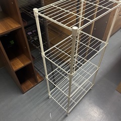 スチールラック　ニトリ　白　少し訳ありの画像