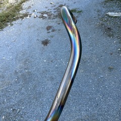 ヨシムラてまげ手曲げチタンマフラー　モンキー50の画像