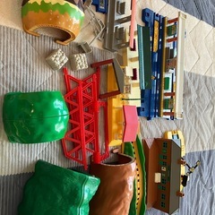 プラレール　大量　中古
の画像