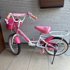 子供用自転車　女の子用　16インチ　の画像