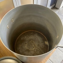 業務用両手鍋(中古品)の画像
