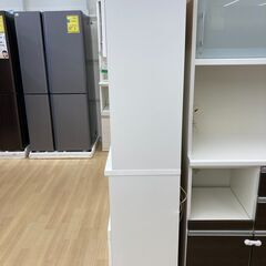 A-562★ジモティ割引あり★【リユースのサカイ野々市店】キッチンボード 白 ニトリ (幅)105×(奥行き)40×(高さ)180cm ※クリーニング済みの画像