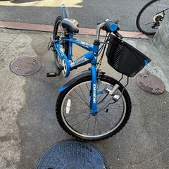 あさひ 自転車 青 ブルー 引取り　配達無料　値段相談okの画像