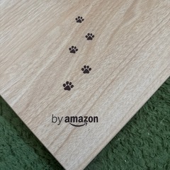 猫の爪とぎポール　by Amazon 猫壱 バリバリ爪とぎポール ウッドプレミアム レギュラー 紙縄 ライトブラウンの画像