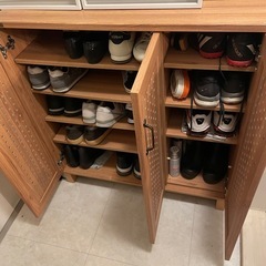 【無料！！】木製 シューズボックスの画像