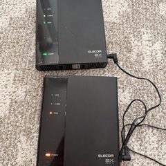 Elecom 無線LANルーター + 中継器の画像