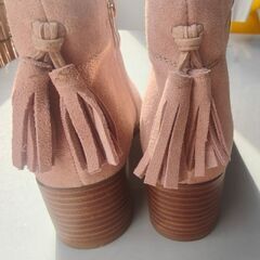 【新品】本革ブーツ 23センチの画像