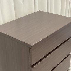 KK-14【新入荷　リサイクル品】ニトリ　フォウ60 ハイチェスト　ブラウンの画像