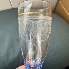  ブルー 金彩シャンパンクラスの画像
