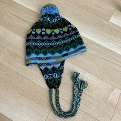 新品　マックスマーラ　ウィークエンド　ニット帽　帽子　ニット　ハート　グリーンの画像