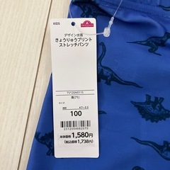 新品＊100　イオン　恐竜　水着の画像