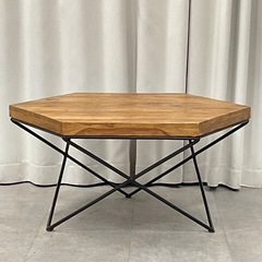 KK-15【新入荷　リサイクル品】NOCE SC-463/ペンタゴン　コーヒーテーブル　紫壇の画像