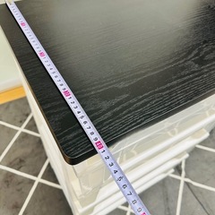 【美品】黒天板×透明引き出し 5段チェスト｜幅55cmのワイド収納｜開閉スムーズ
｜クローゼットにも◎の画像