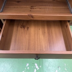 【ドリーム川西店御来店限定】☆ジモティー見たよ♪割引☆扉収納付きレンジ台／クリーニング済み【2125560000036945】の画像