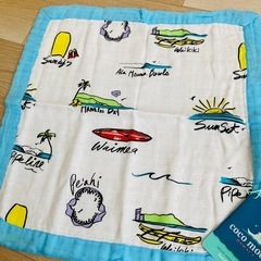 新品　ココムーン　ブランケット　ミニ　ハンカチ　ハンドタオル　タオル　ハワイの画像