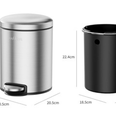 ペダル式 ゴミ箱 の画像