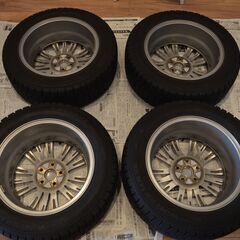 スバル　純正ホイール　スタッドレス　4本セット　205/55R16　5穴の画像