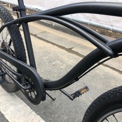 かなり綺麗なビーチクルーザー24インチ マットブラックの画像