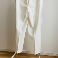 新品　ロートレアモン　尾州　パンツ　テーパード　スラックス　L 40 ホワイトの画像
