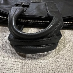 BVLGARI ブルガリ 本革 レザー ビジネスバッグ ブリーフケース ブラック メンズの画像