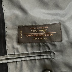 1954年創業tailor FUKUOKA　ネイビー ストライプ　スーツの画像