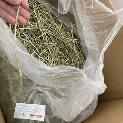 うさぎ用フードとチモシーのセットの画像