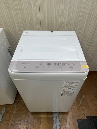 #47 人気のPanasonic!! 6.0kg 全自動電気洗濯機 2022年 NA-F60B15