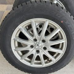 トヨタ・10系アルファードG等に装着可能 205/65R16 16インチ スタッドレスタイヤ＆アルミホイール 4本セットの画像