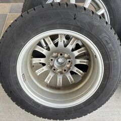 トヨタ・10系アルファードG等に装着可能 205/65R16 16インチ スタッドレスタイヤ＆アルミホイール 4本セットの画像