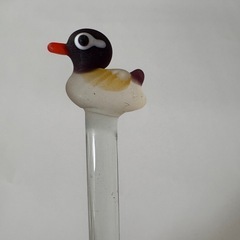 ガラスペンギンマドラー4本組の画像