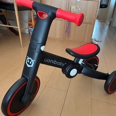 子供用折りたたみ三輪自転車の画像