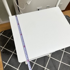 コンセント付きレンジ台／キャスター付き・収納棚3段・幅55cmの画像