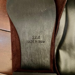 低反発スエードローヒールパンプス[zr642]の画像