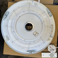 NEC製 LEDシーリングライト 調光機能付き 完動品 割れありの画像