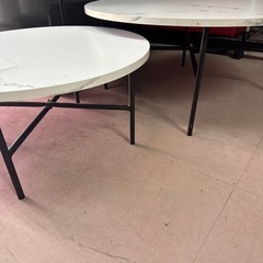 LOWYA ターミサル　センターテーブル　大理石柄　テーブルの画像